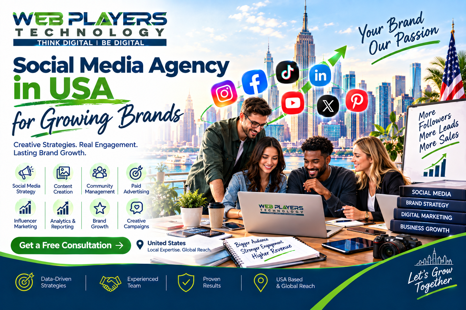 Social Media Agency USA for Growing Brands